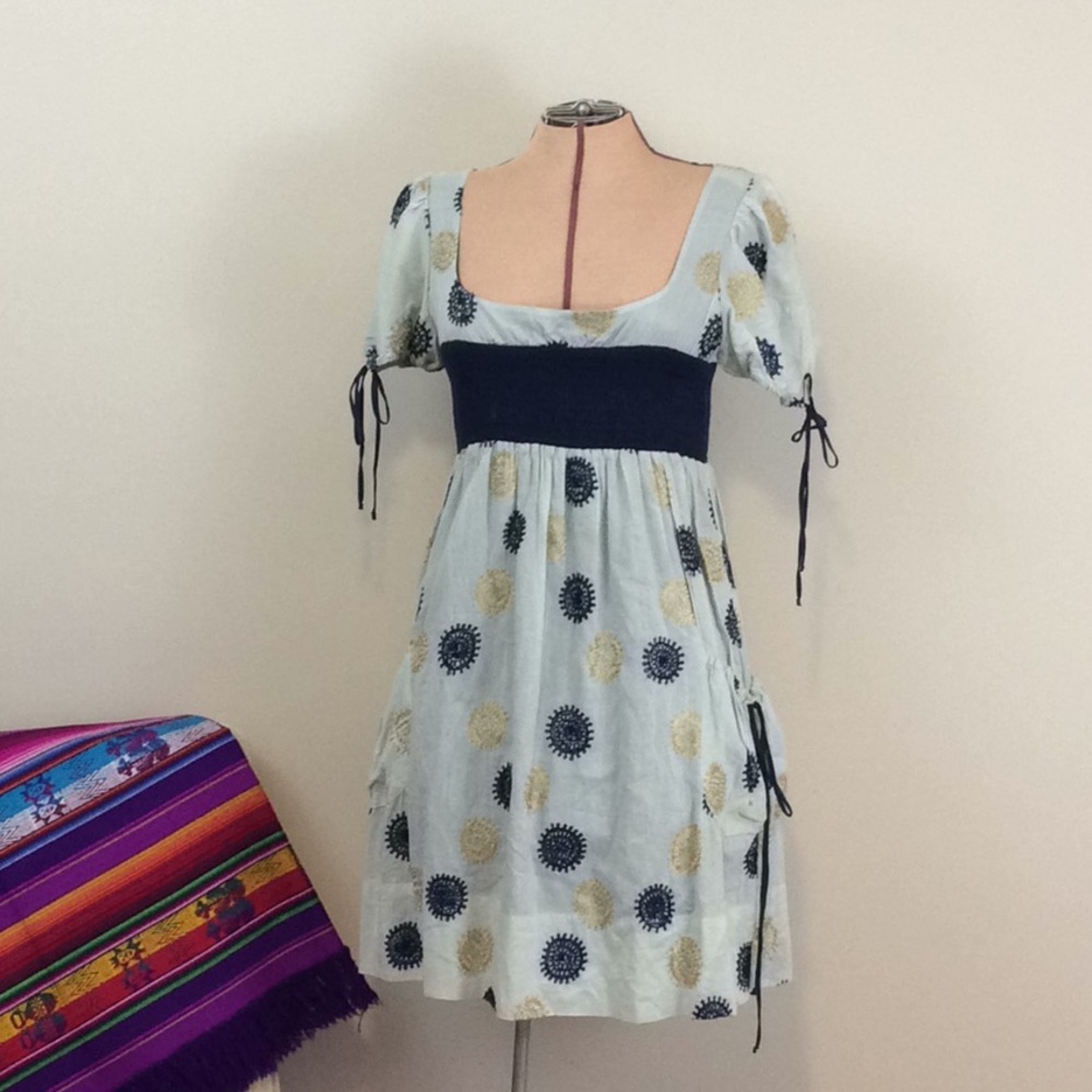 Cindy Lee brand deep-neck dress